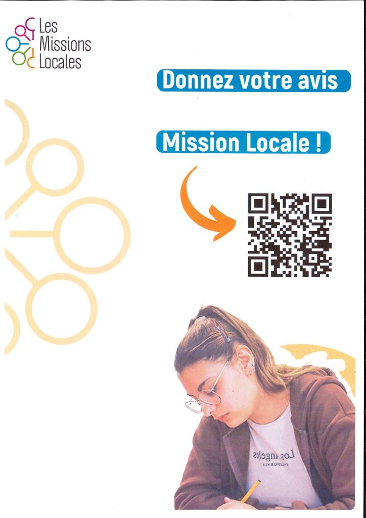 Ton avis compte vraiment ! Partage ton opinion en répondant à ce court questionnaire. Tes réponses nous permettront d’améliorer nos actions et de mieux répondre à tes attentes. Merci !